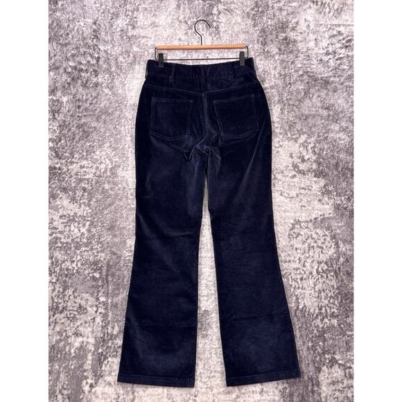 Babaton Pants 4 Womens Aritzia Joey High Rise Blue Corduroy Flare Boot - Picture 2 of 7